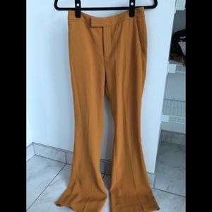 Zara Mustard Yellow Trousers, High waisted